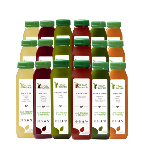 Raw Juice Cleanse | Juice Cleanse Services | Raw Fountain Juice